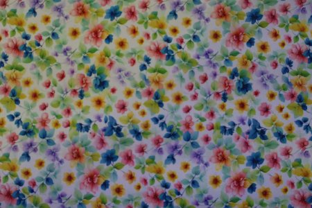 Floral Pattern Fabric