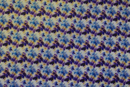 Floral Pattern in Blue and Purple