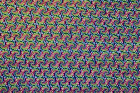 Colorful Spiral Dot Pattern