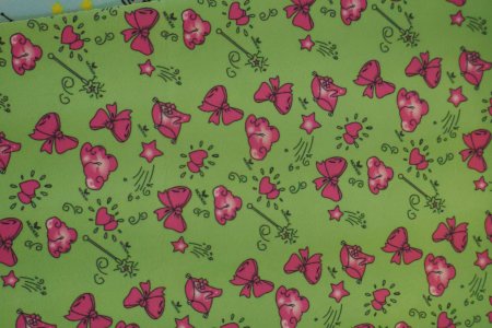 Cute Cartoon Pattern with Bows and Stars