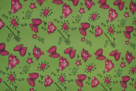 Cute Cartoon Pattern with Bows and Stars